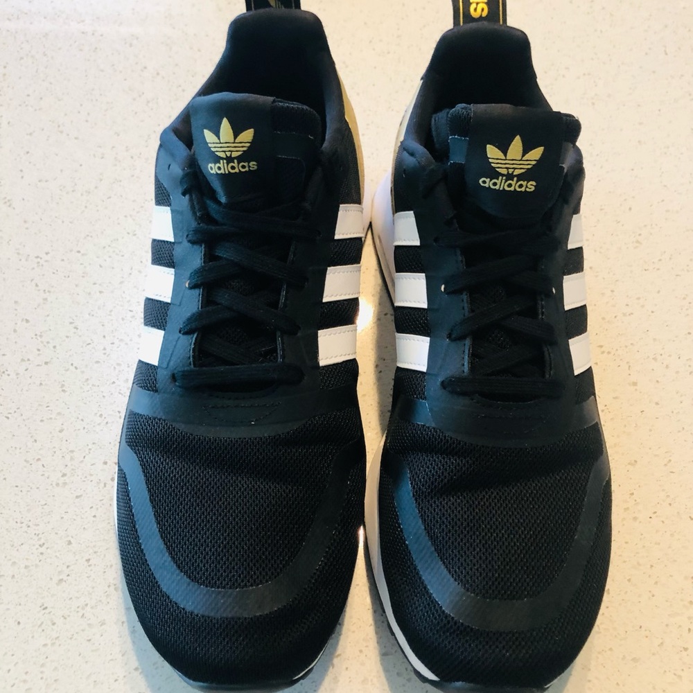 Adidas Multix Black/Gold/Cheetah print. Wmns Size 9.5